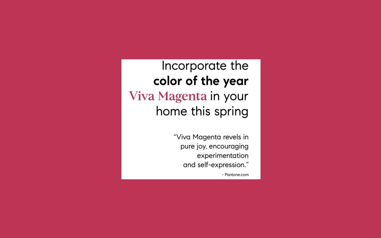 Viva Magenta!