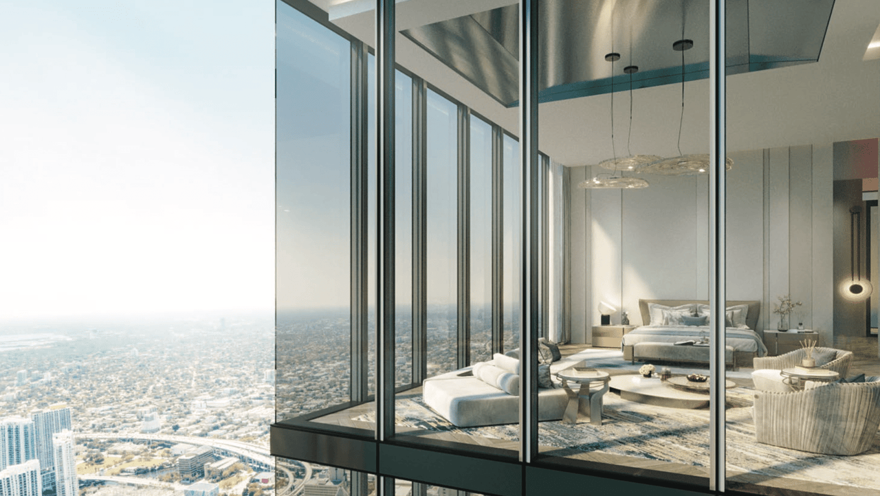Waldorf-Astoria’s First Miami Penthouse Is So Sky High It Actually Looks Down on Incoming Jets