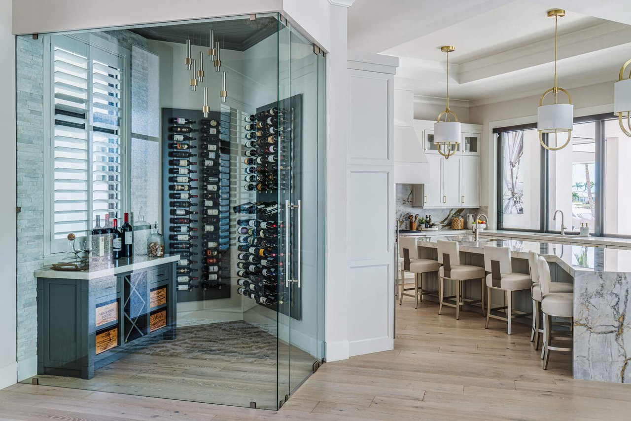 Bar and wine room in custom house