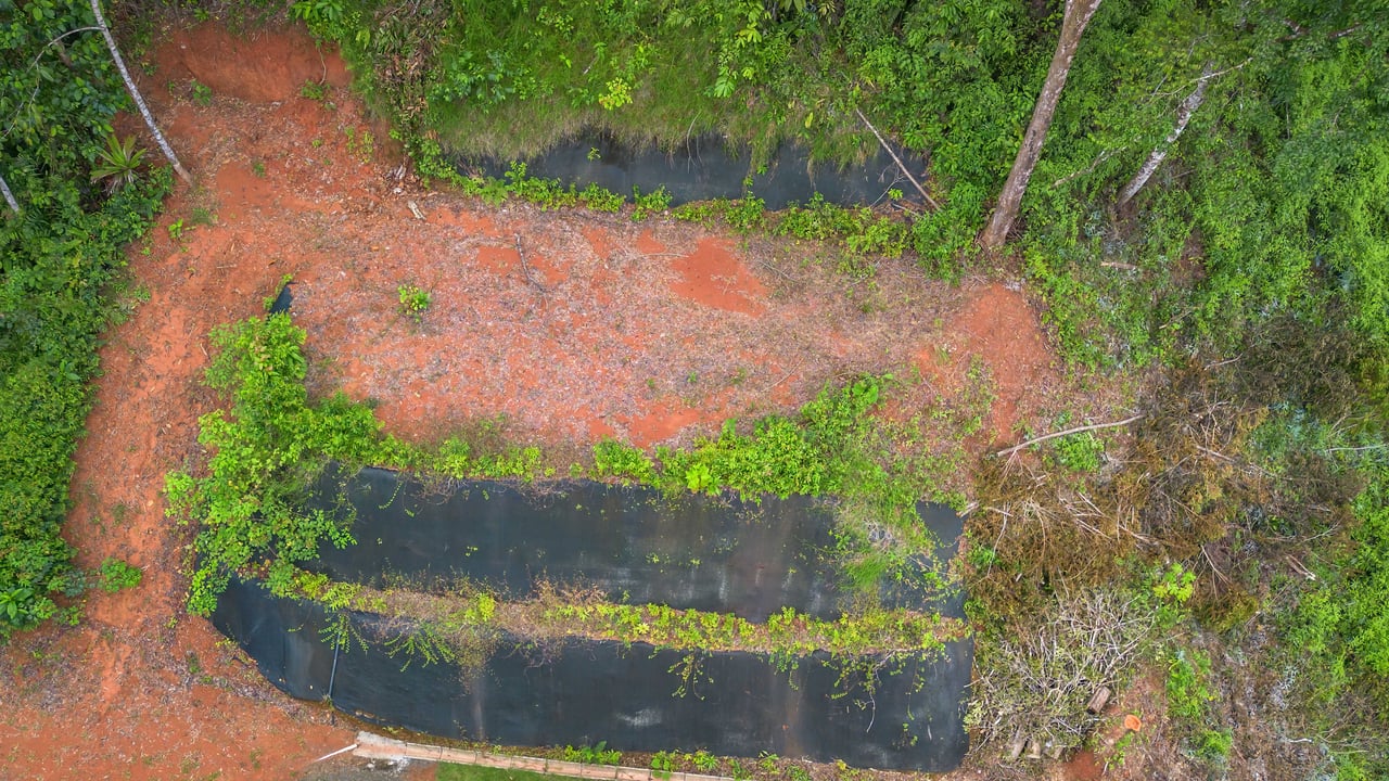 Ocean View Home in Portasol, 2 Bed, 1 Bath, Pool, Private Waterfall & Extra Building Site