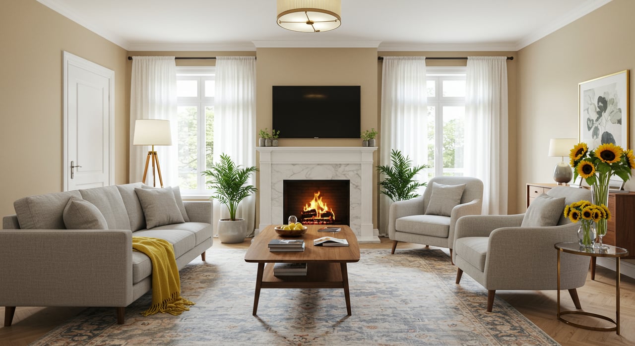 5 Elements to Warm Up a White Room