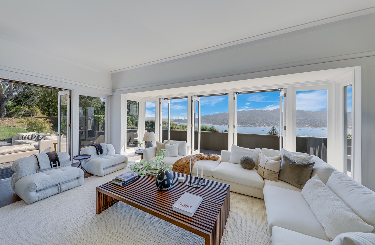 Stylish and Renovated with Sweeping Views Across the Bay