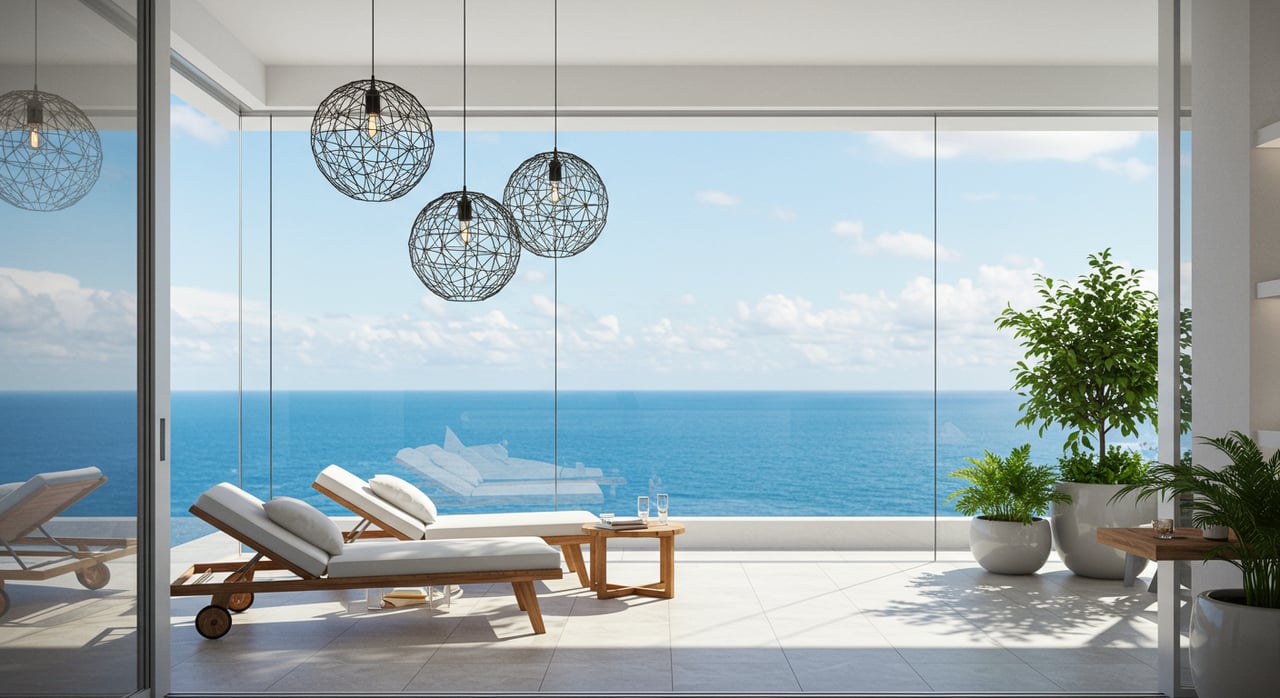 Entertainer's Dream: New Custom Coastal Masterpiece Entices With Ocean Views, Pool, Spa, Outdoor Lounge and Wine Room