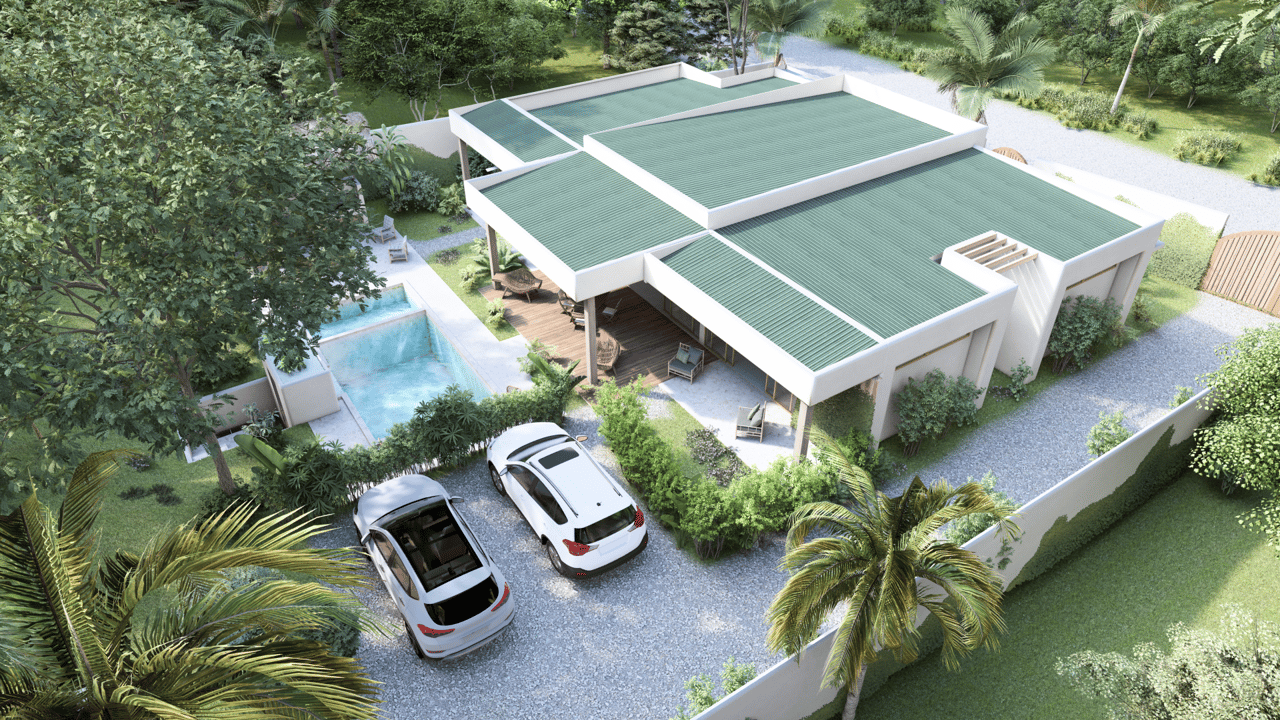 Pre-Construction - Casa Pantera, in the Hills of Uvita. 