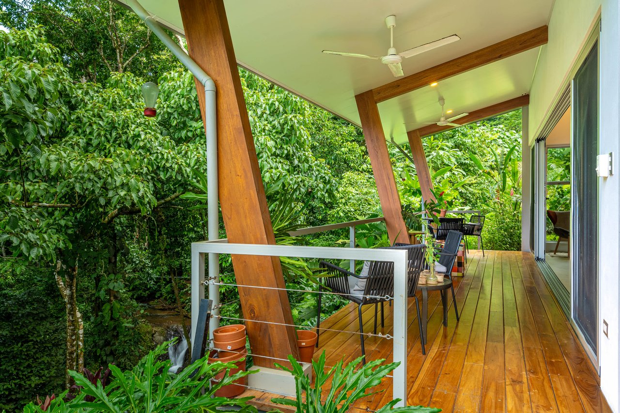 Modern 2 BR Home with Beautiful WATERFALL and River