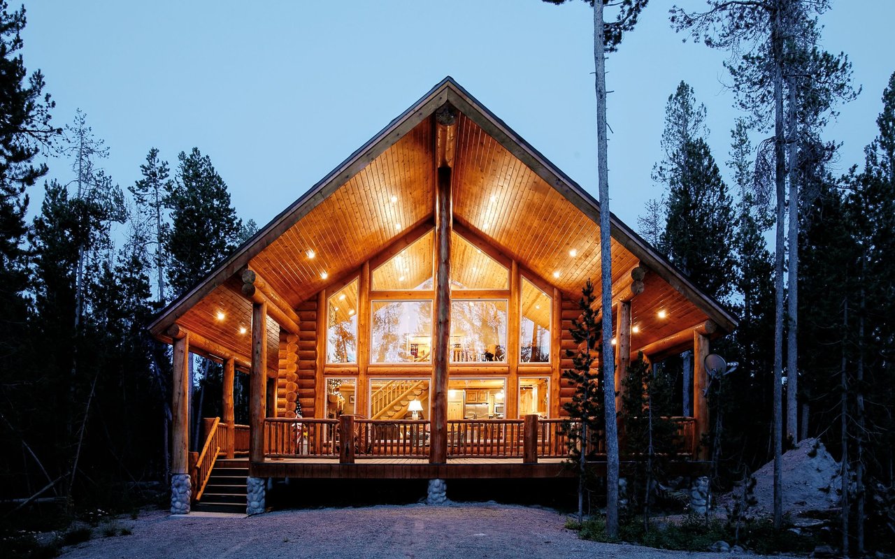 large A-frame home