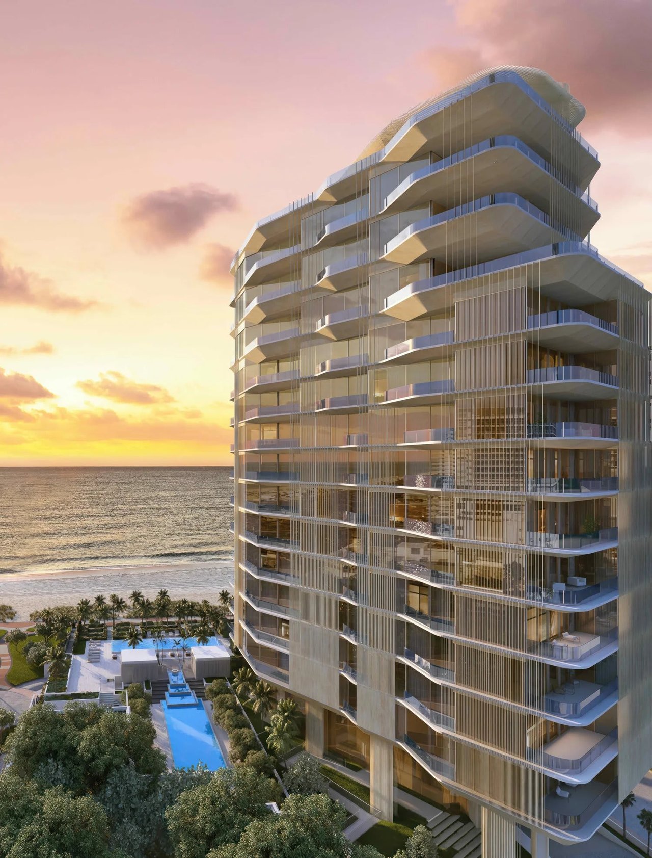 Aman Miami Beach, designed by the renowned architect Kengo Kuma, is set to introduce 22 exclusive private residences in the dynamic Faena District, with its anticipated opening scheduled for 2026 (Posted Jan 2024)