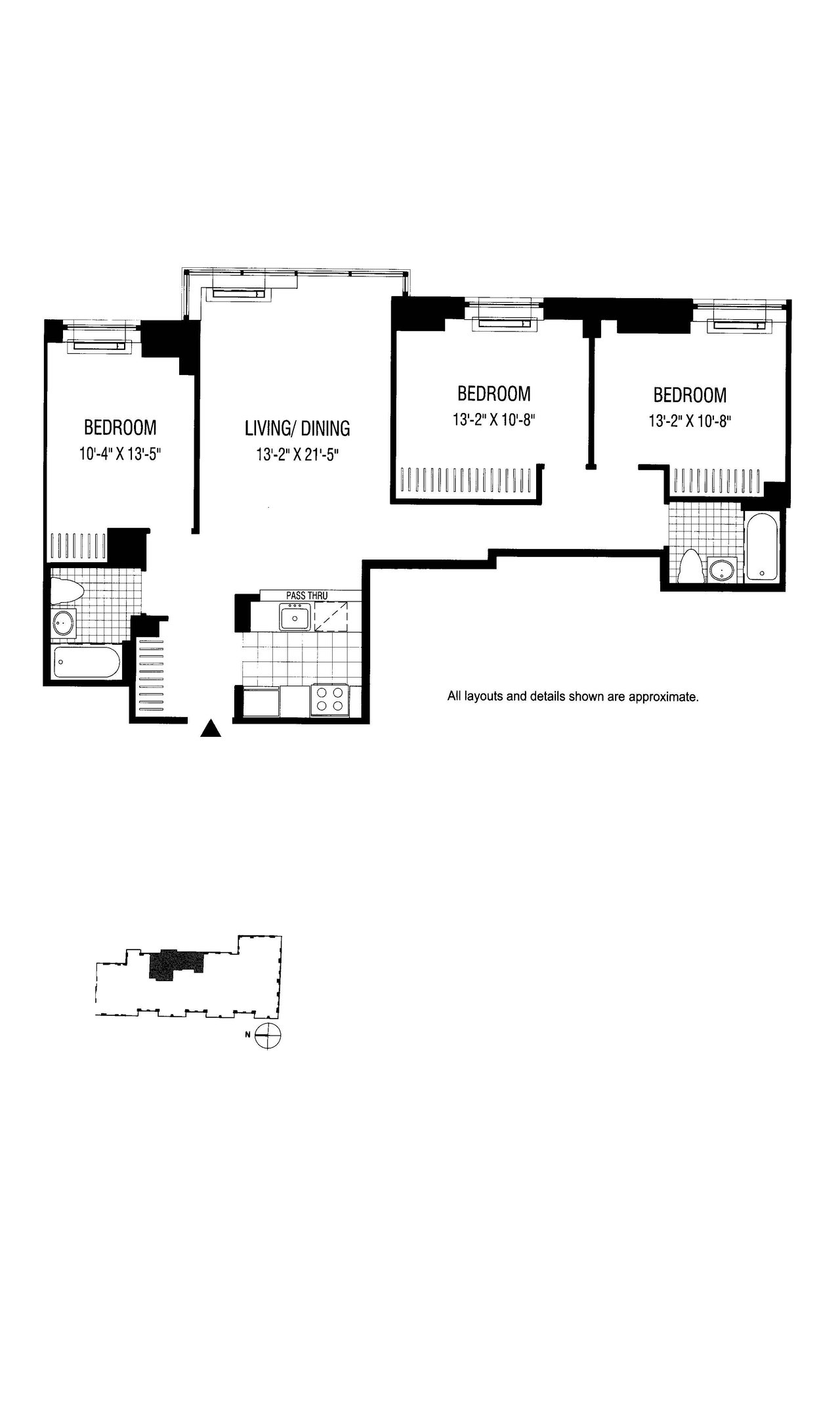 2 Gold Street, Apt 3412