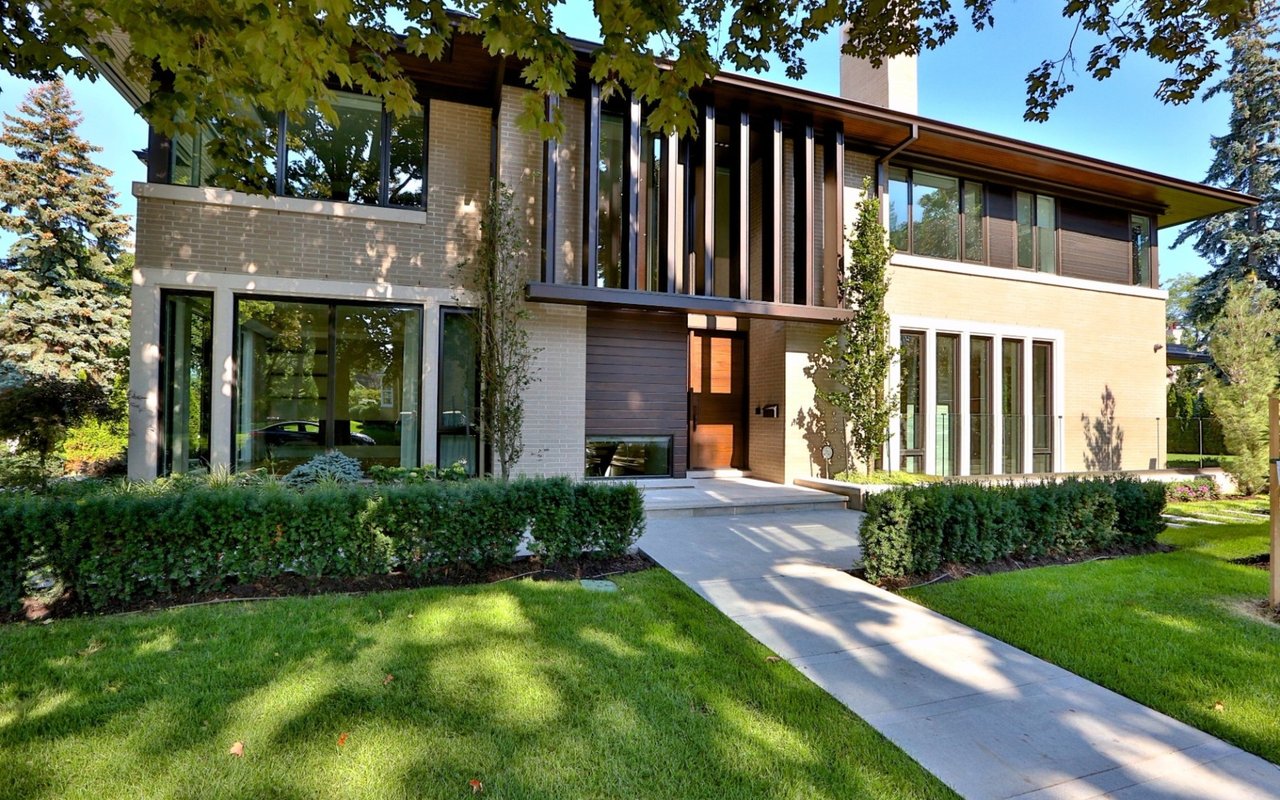 modern house in Lawrence Park