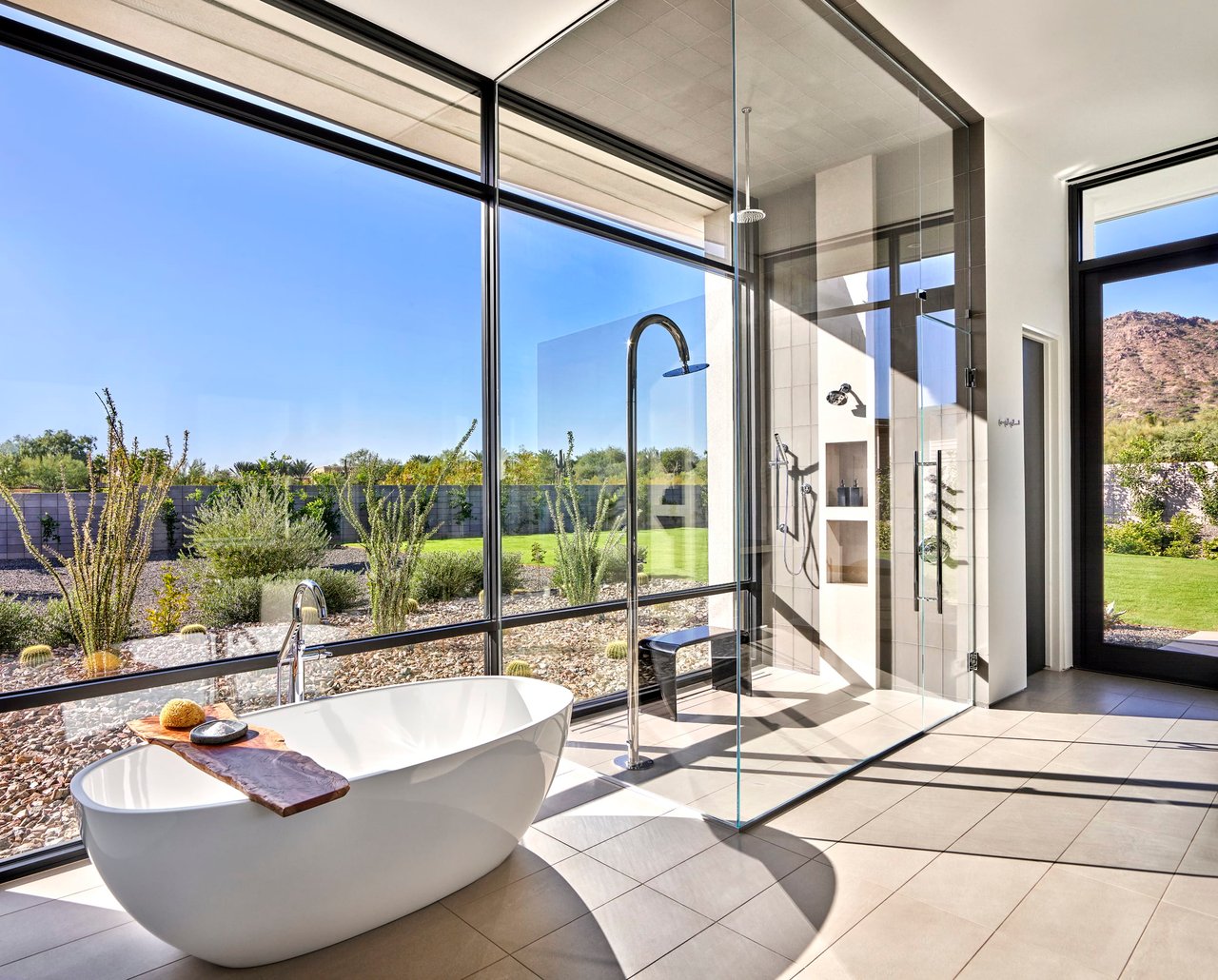 Modern bathroom in luxury home in Paradise Valley