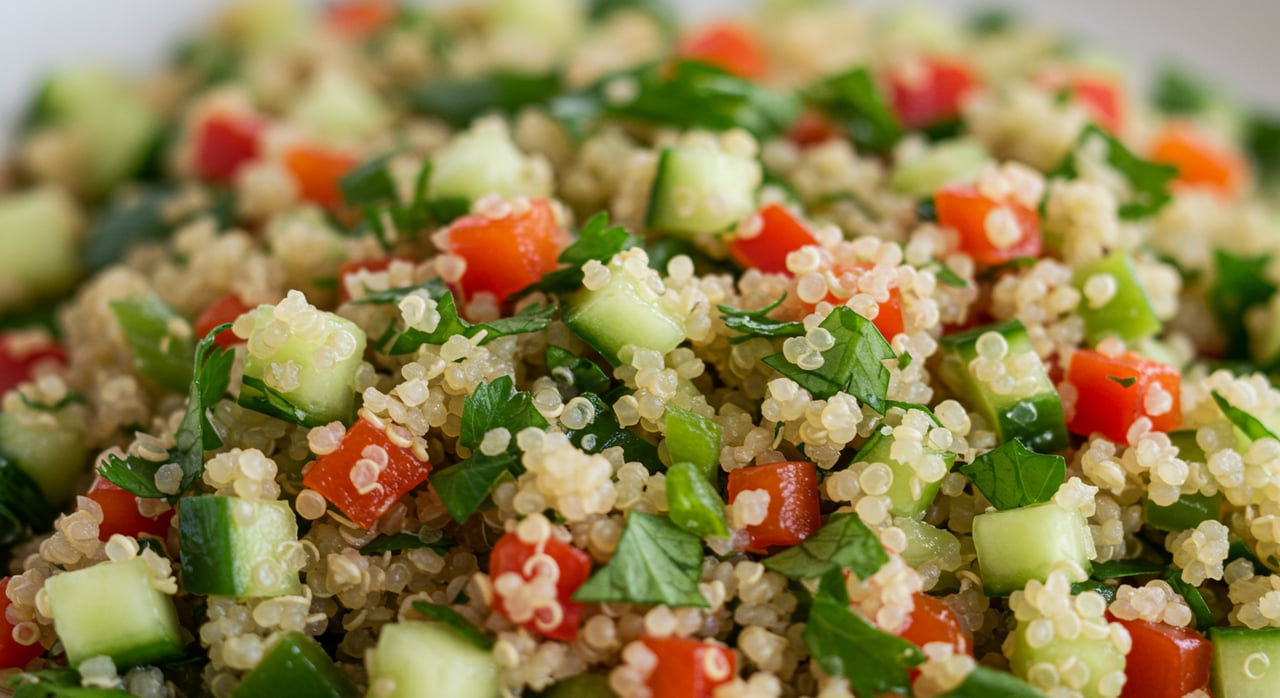 Crunchy Garden Quinoa