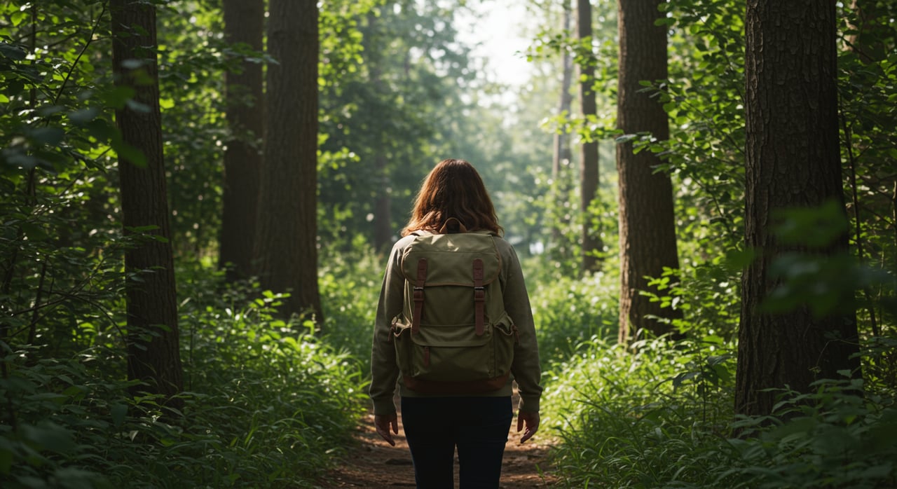 Hiking in Forest Lake, MN