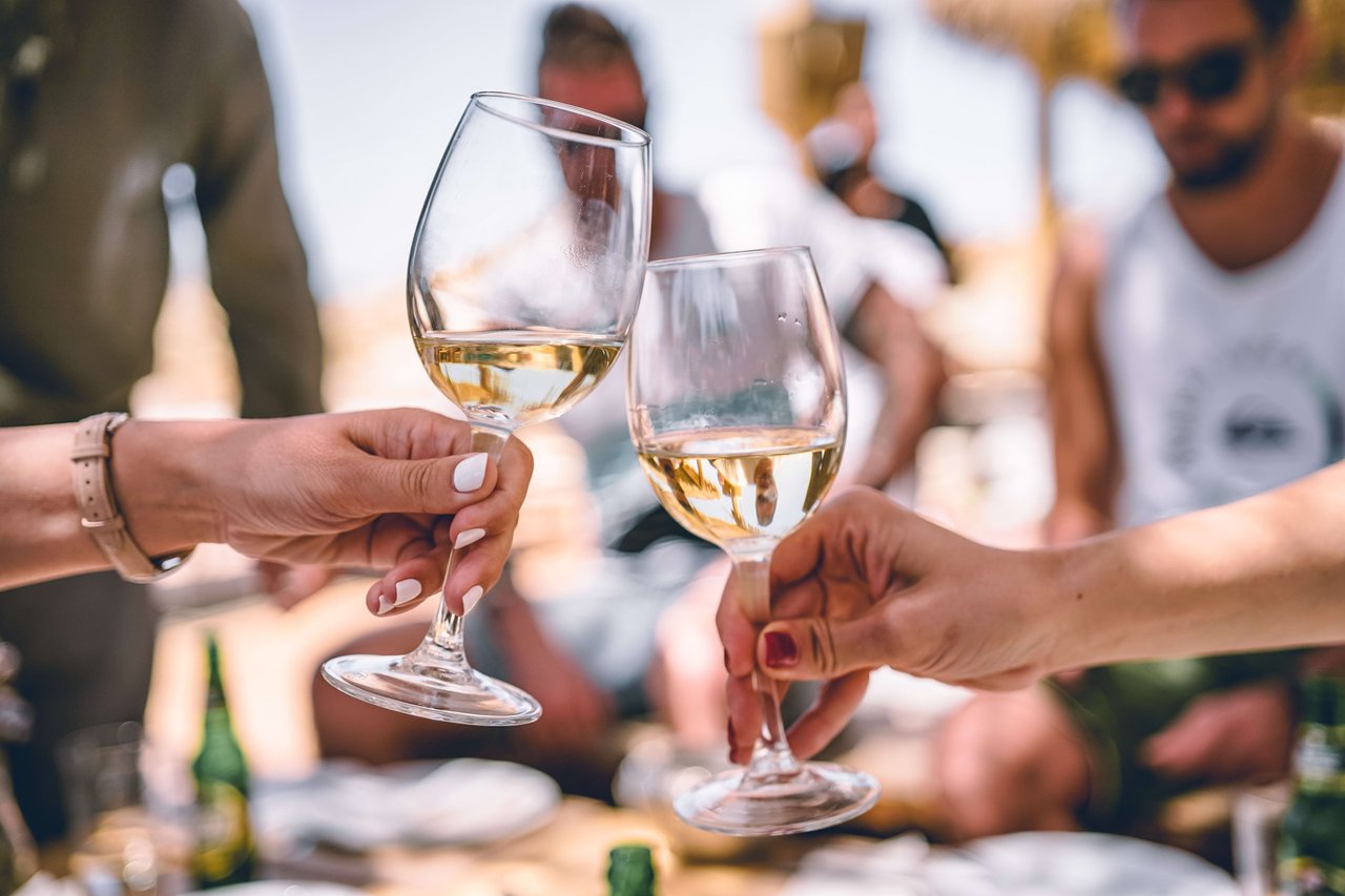 Wine glasses by Vineyard Pro Real Estate Paso Robles