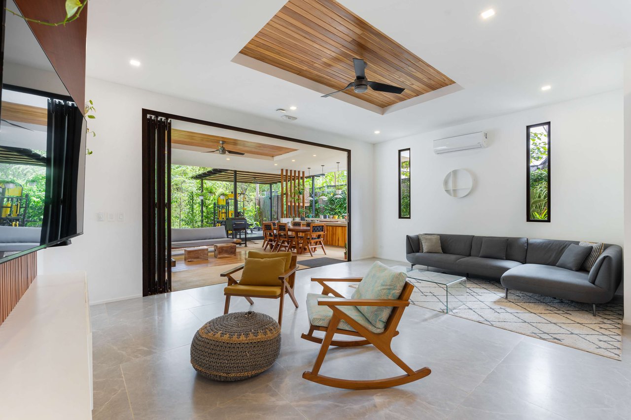 Welcome to Casa Kalyla | This well-designed home is just a 2-minute drive from the surf break at Playa Grande and is the house you have been looking for!