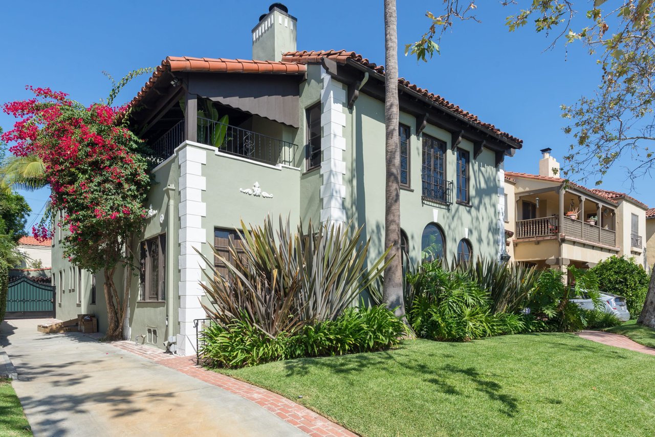 Rare Upper Unit in Stunning Mediterranean Revival Duplex