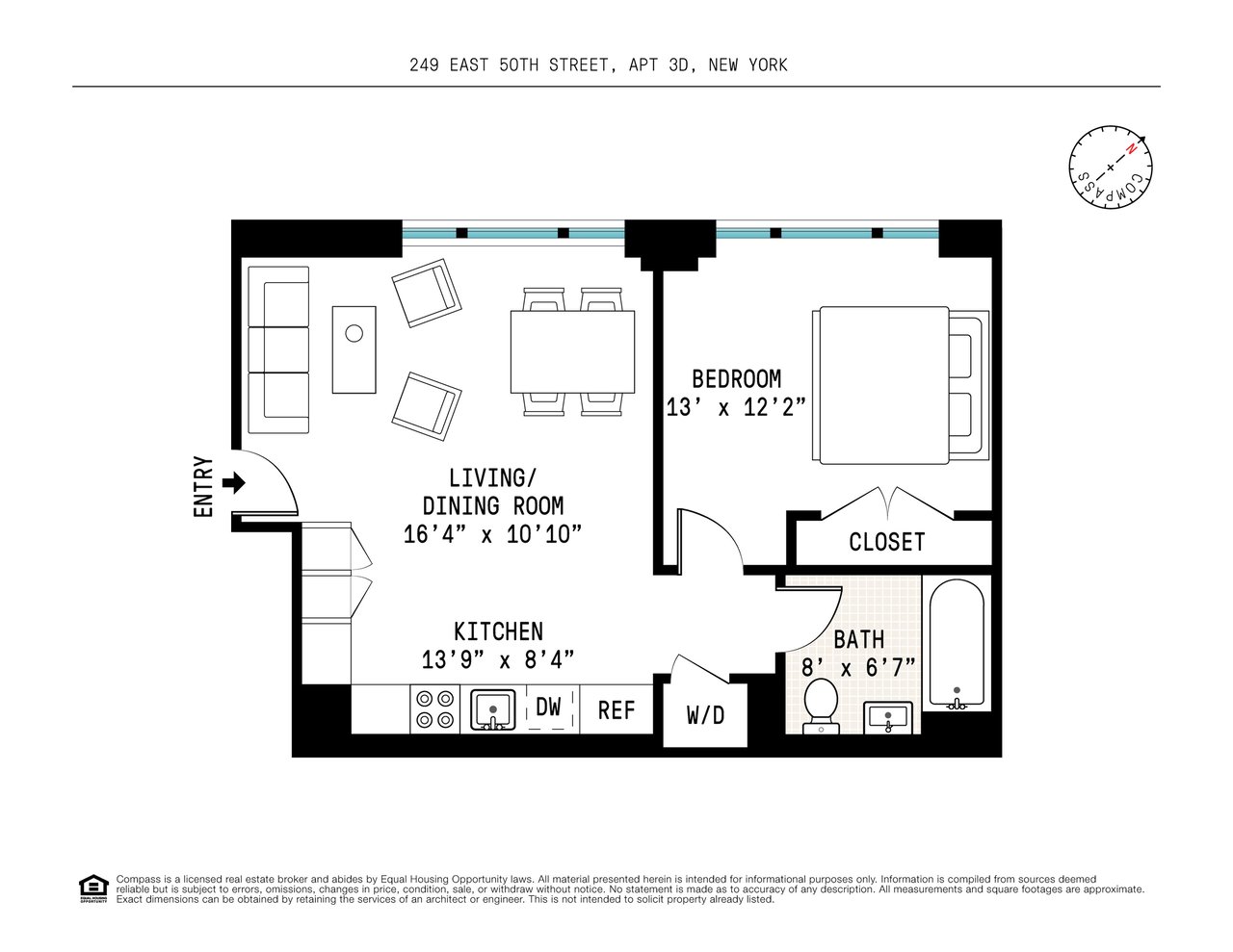 249 E 50th Street, Unit 3D