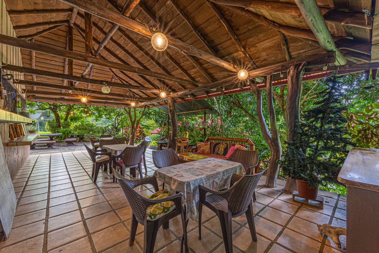10-Acre Uvita Commercial Property with Existing Hotel & Highway Frontage – Development Potential Near the Beach