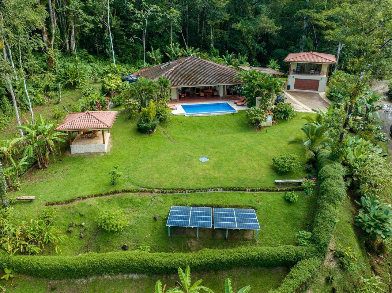 Ocean View Home With Rainforest Setting