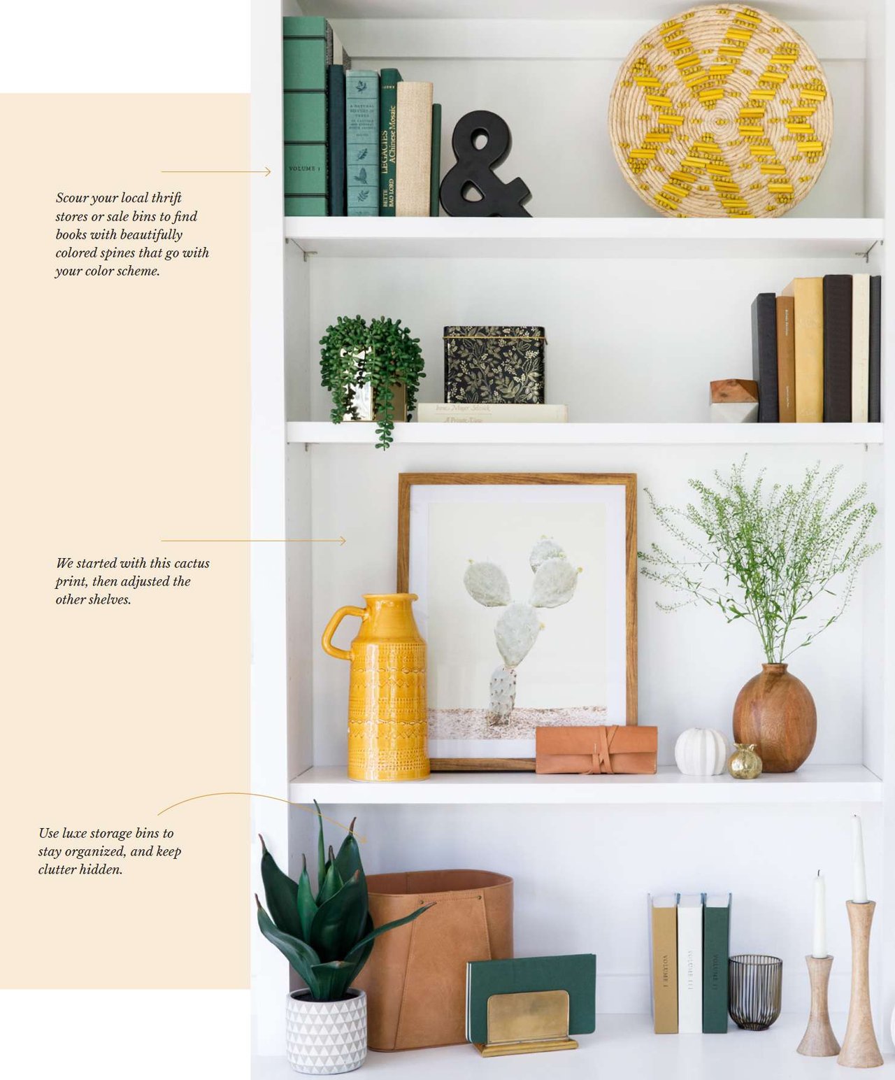 How to Style Your Bookshelves