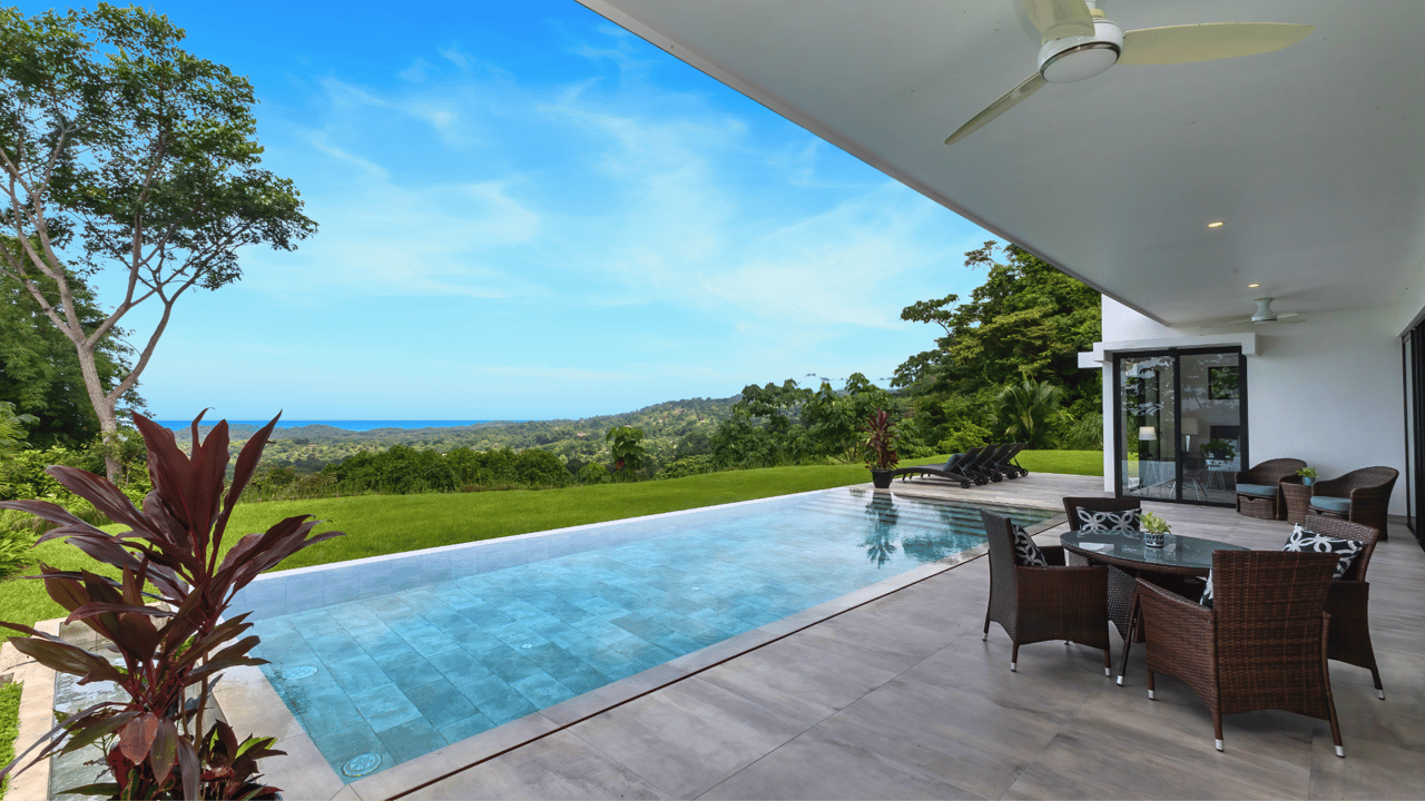 Elegant Estate with Ocean & Jungle Views