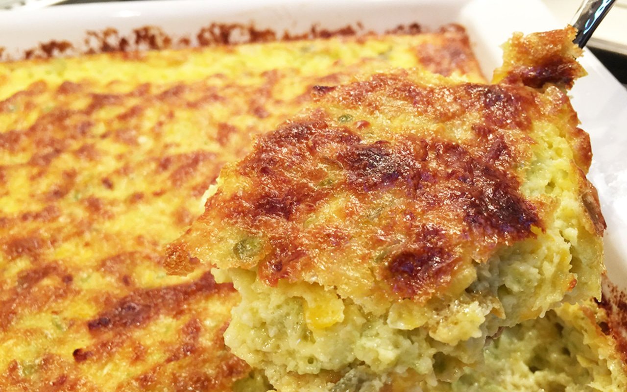Spicy Corn Pudding
