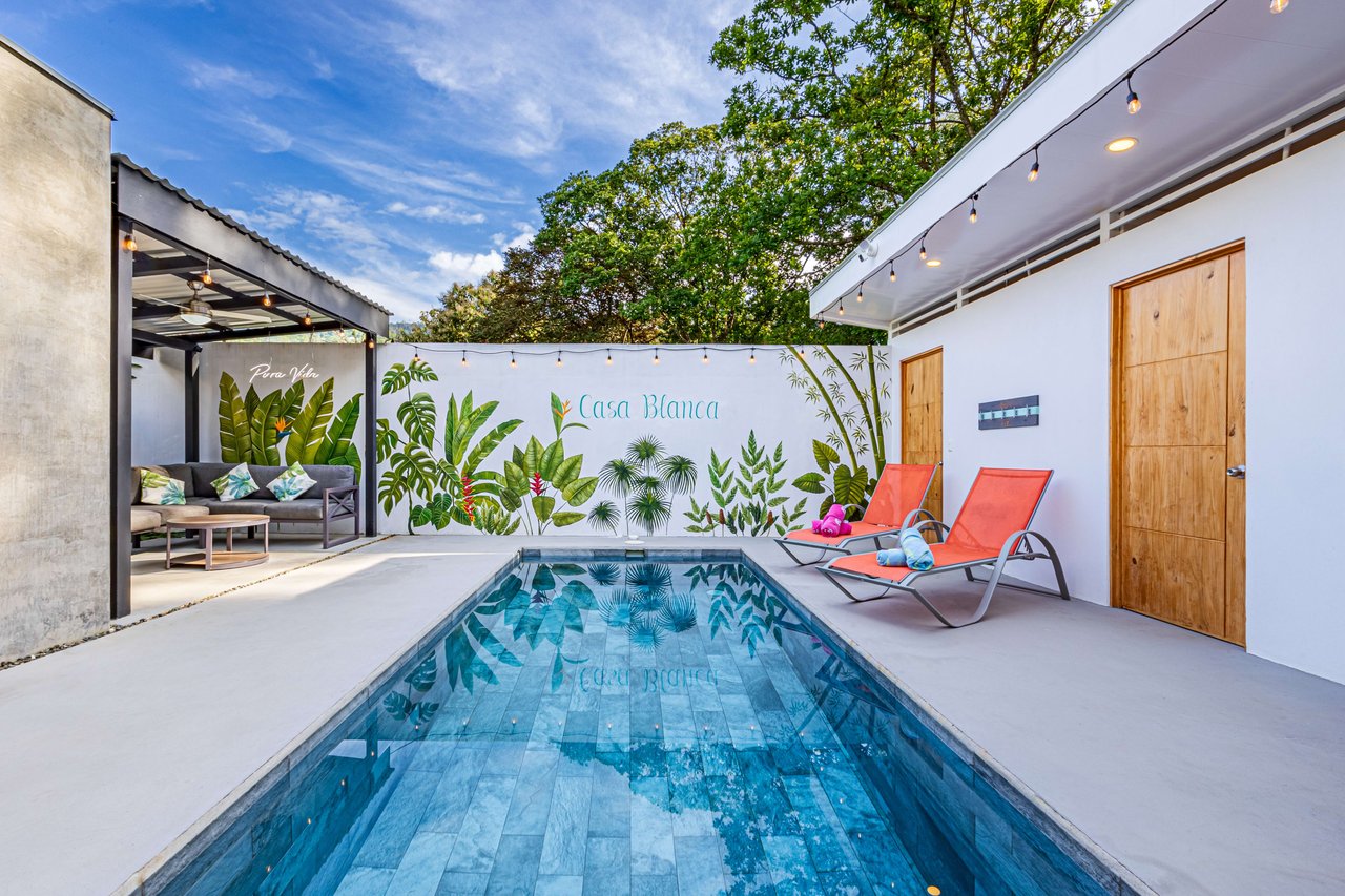 Casa Blanca, 3bed 2bath Villa in Uvita.
