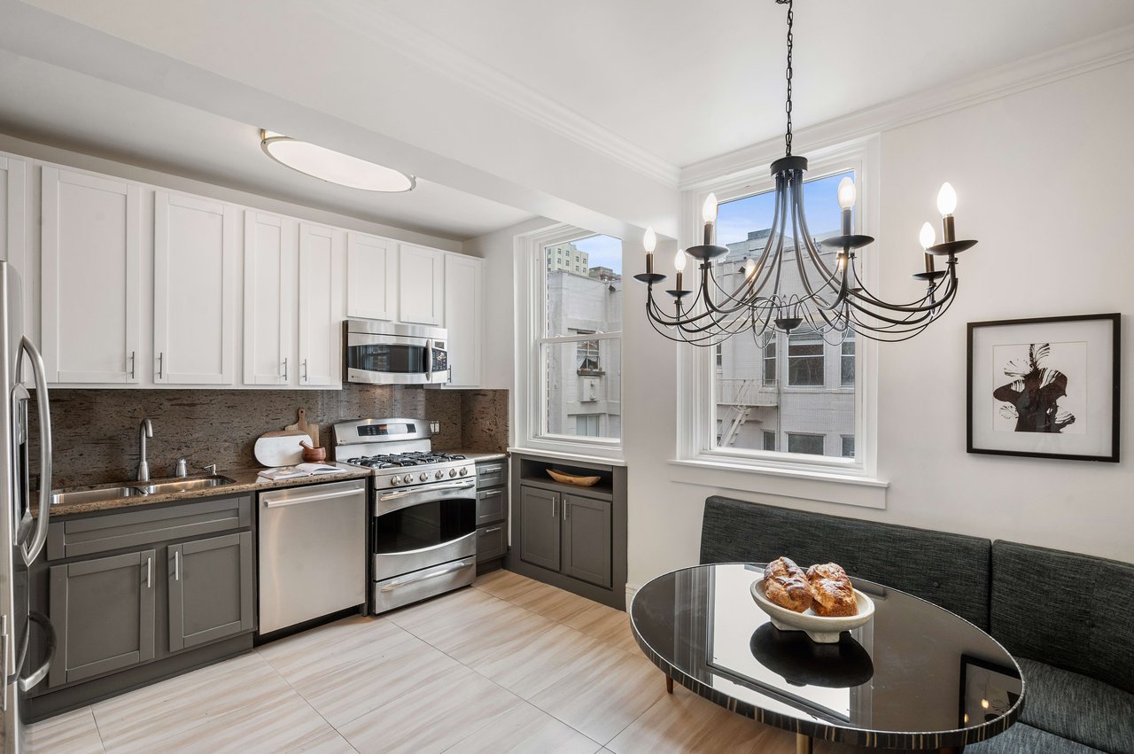 Sunny One Bedroom with Pre-War Style Downtown