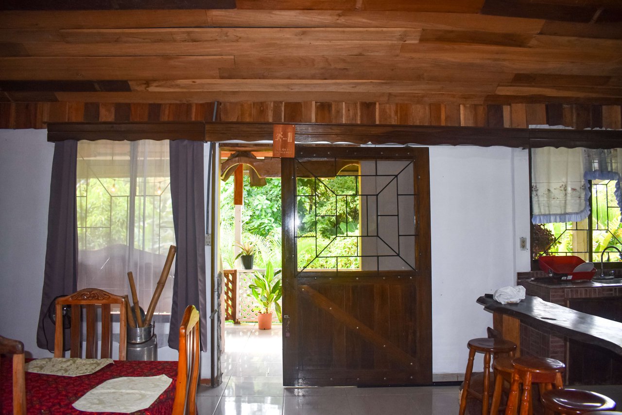 Casa Colibri with two small apartments | Bordered by the Bijagua River and Bijagua Creek.