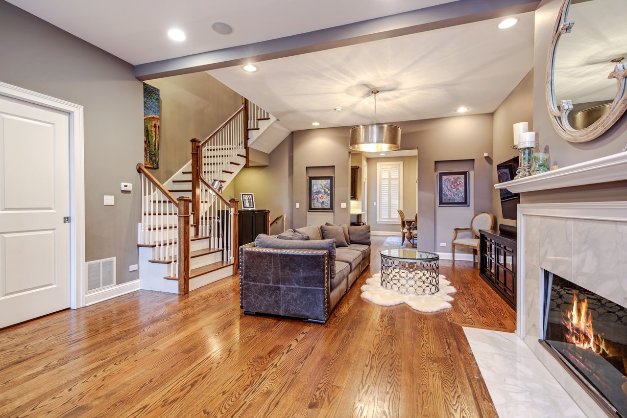 This stunning townhome is located in the heart of Bucktown