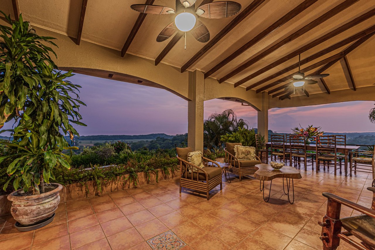 Private Family Estate with Stunning Sunsets and Pacific Ocean Views for Miles!