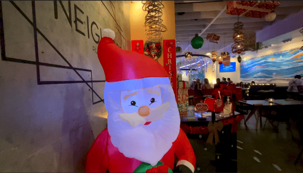 Miracle Christmas pop up at Neighbors Restaurant in Playa Vista, Los Angeles, California