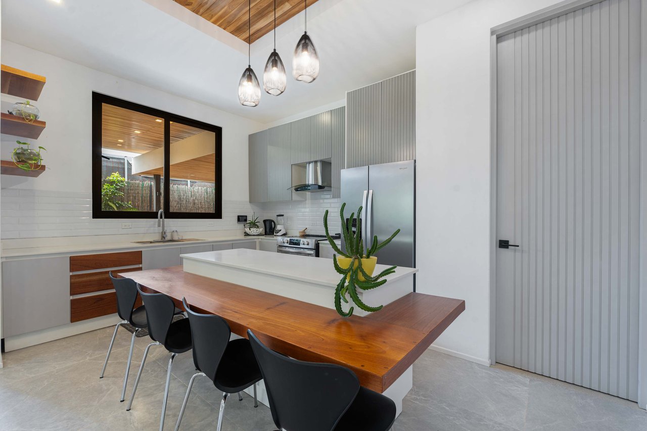 Welcome to Casa Kalyla | This well-designed home is just a 2-minute drive from the surf break at Playa Grande and is the house you have been looking for!