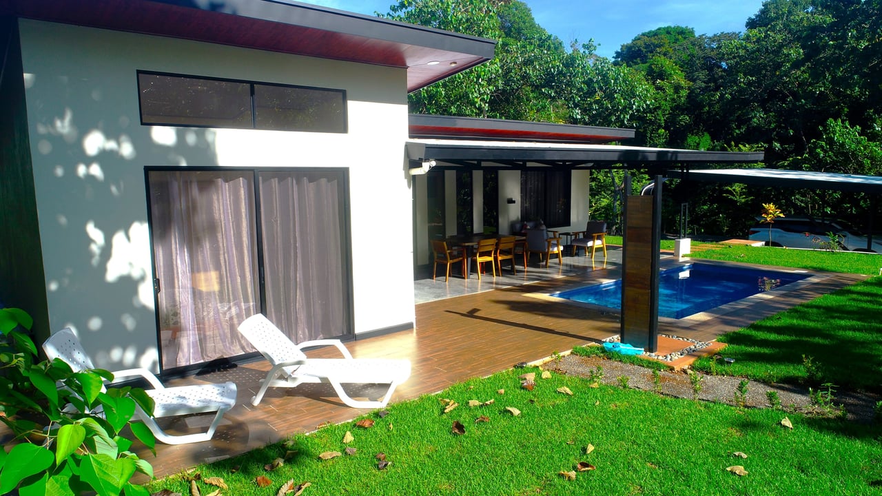 2-Bedroom, Brand New Modern House In Jungle Community On Calle Tucan.