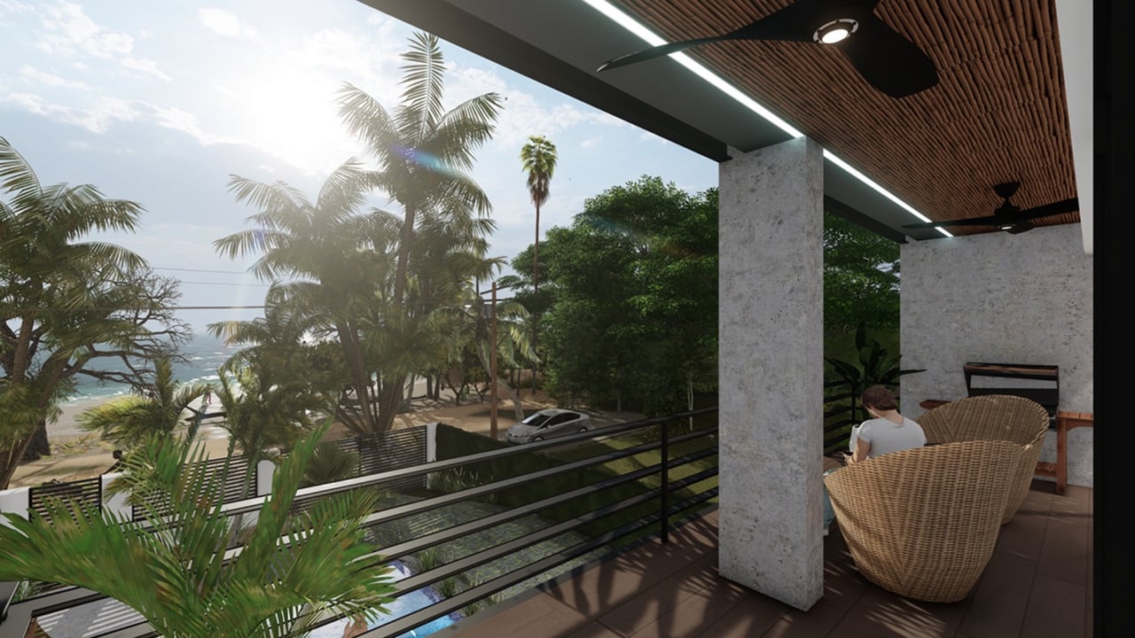 Modern Oceanfront Home Apartment, Jaco, Puntarenas