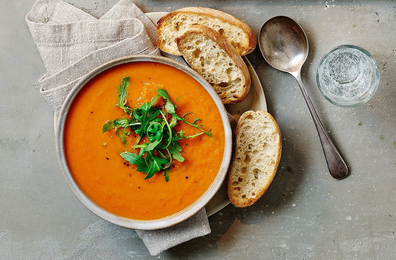 Tomato Soup with Carrots | Recipe