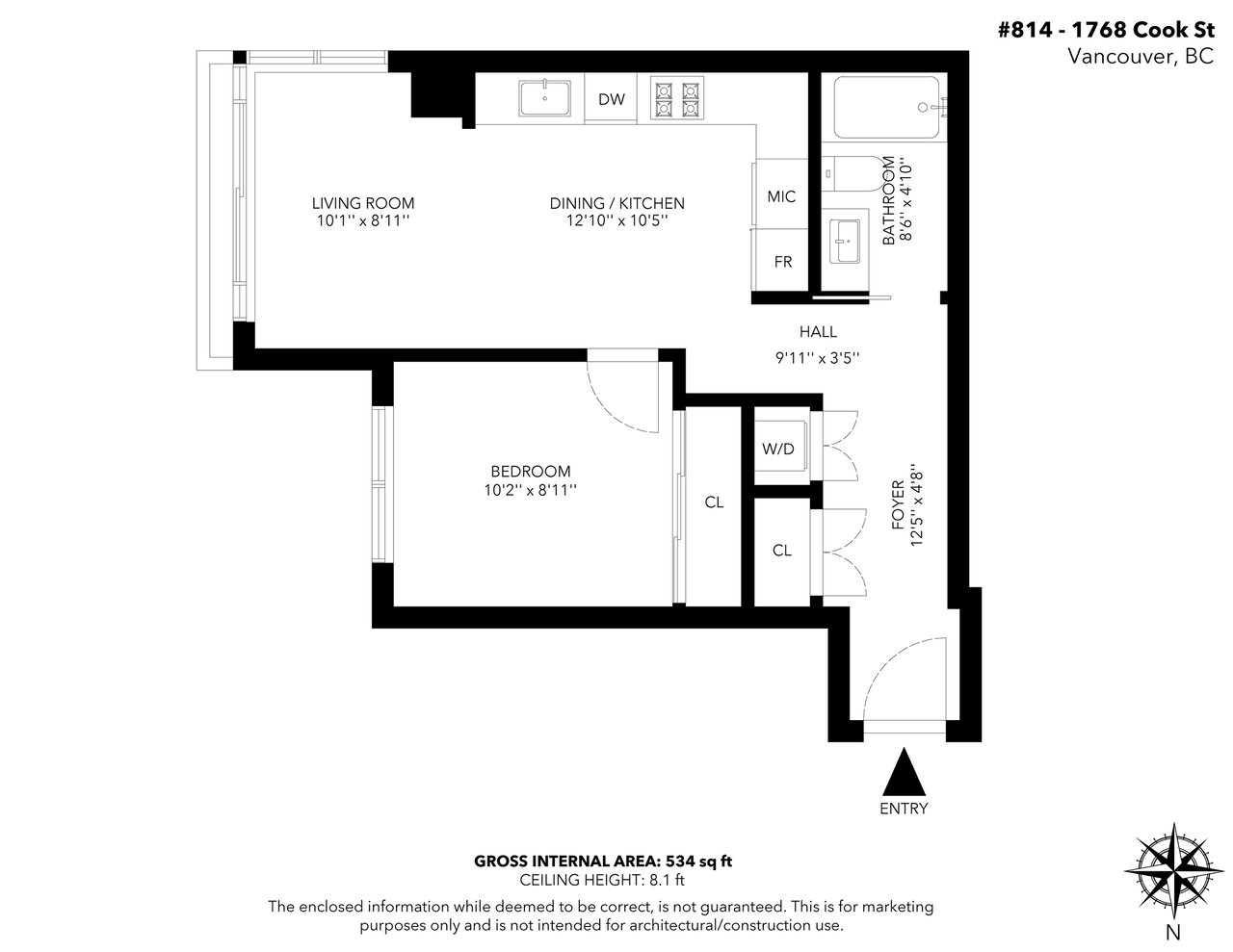 814-1768 Cook Street, Vancouver