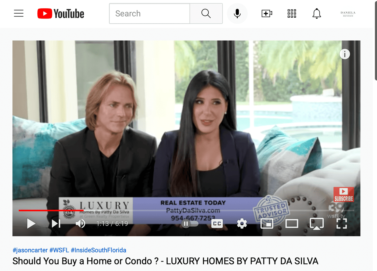 LUXURY HOMES BY PATTY DA SILVA on WSFLTV - Inside South Florida 