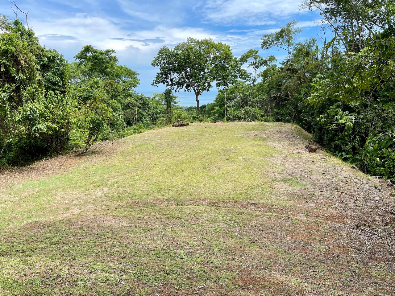 2.4 ACRES – Ocean View Lot With Creek Sorrounded By Rainforest In Gated Community!!