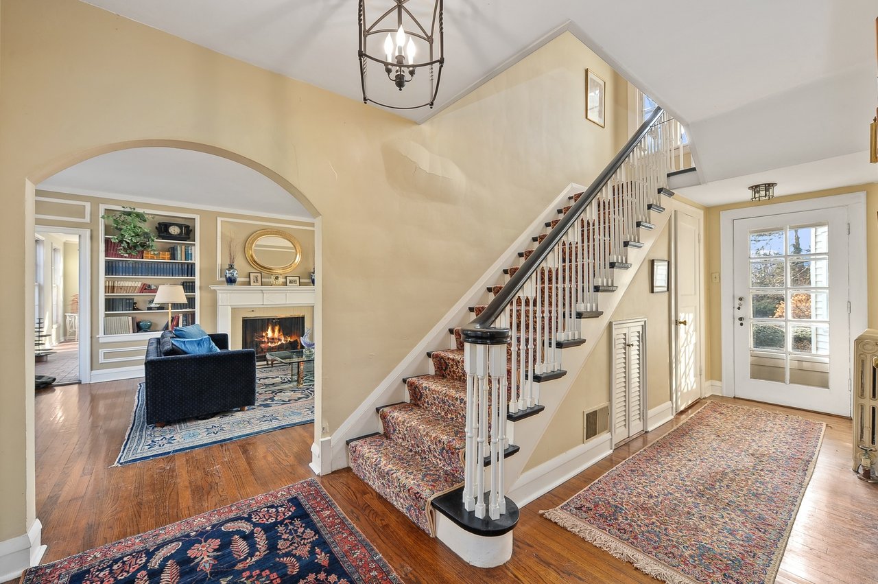 This classic home gives a warm welcome