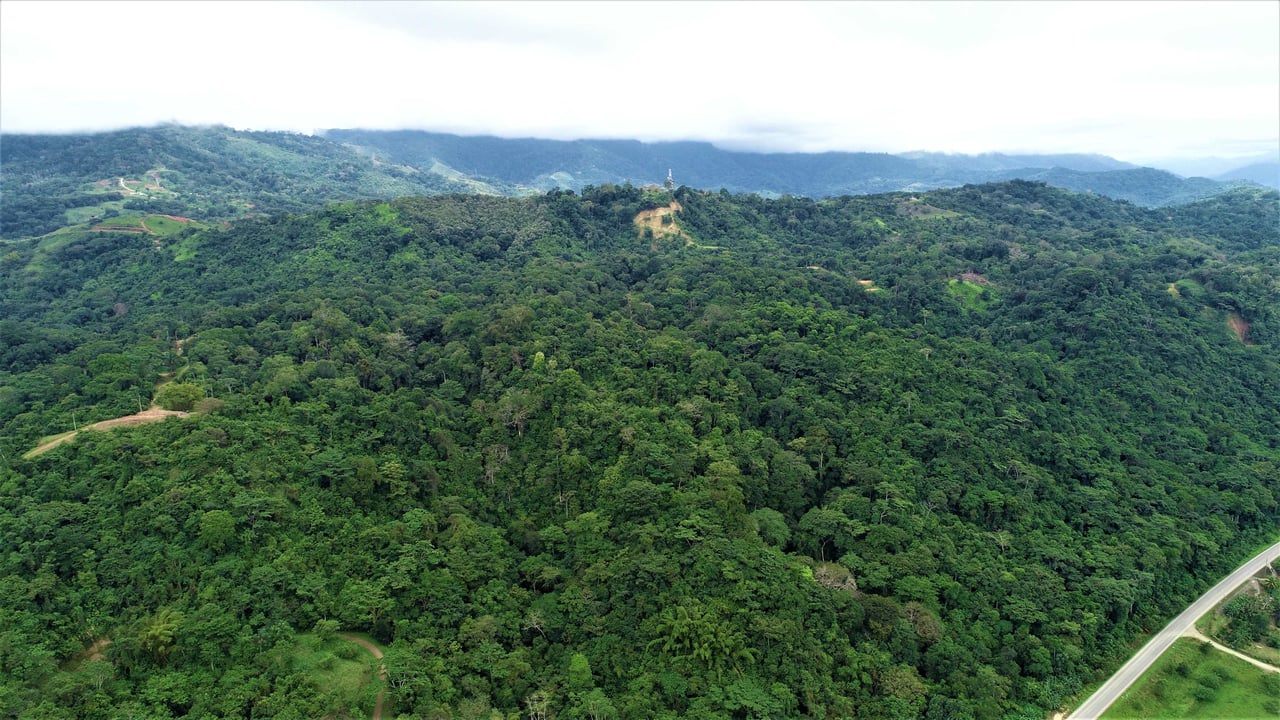 9 acres property with 360 panoramic views and 80m highway frontage