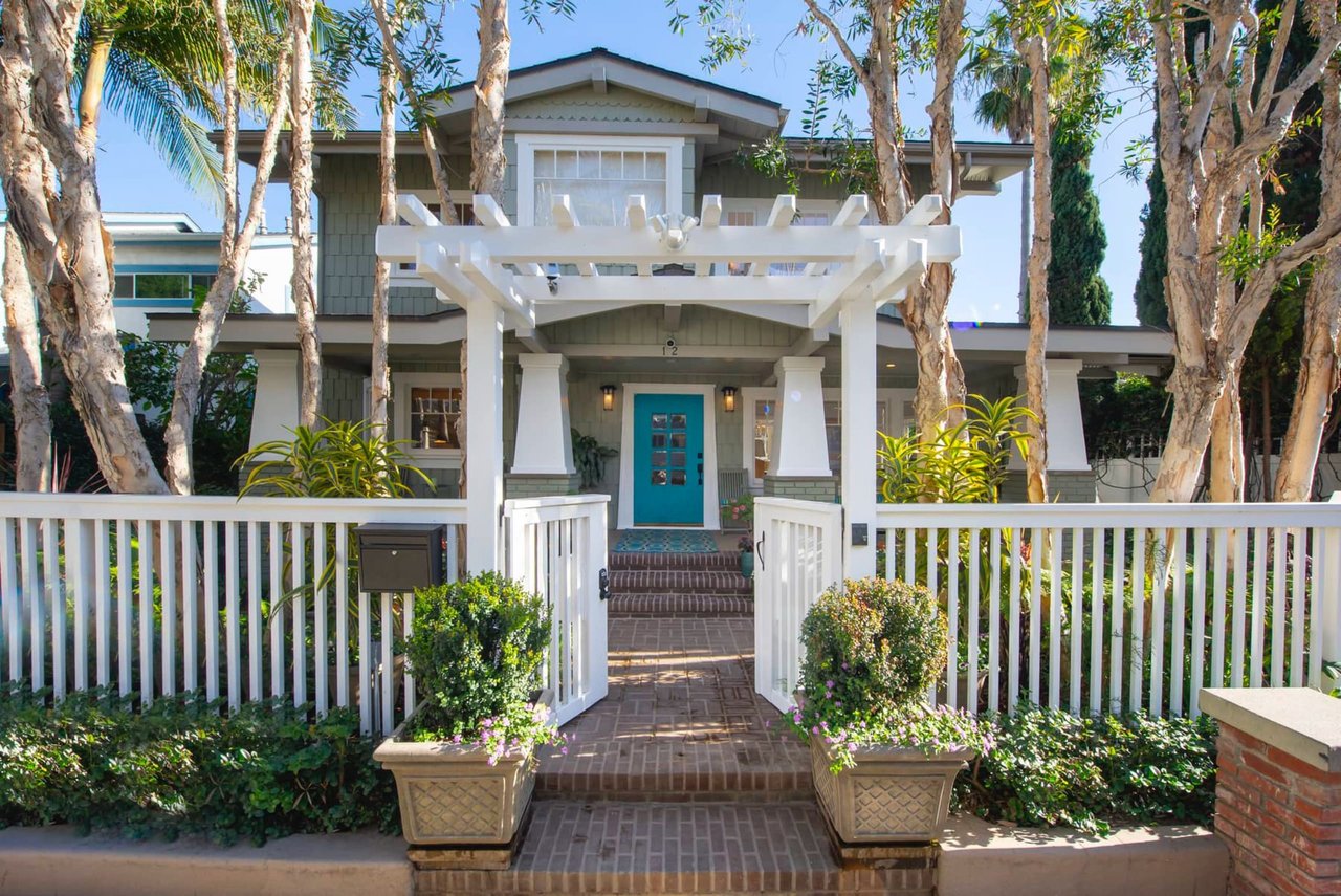 Iconic Craftsman Masterpiece on Santa Monica Walk Street