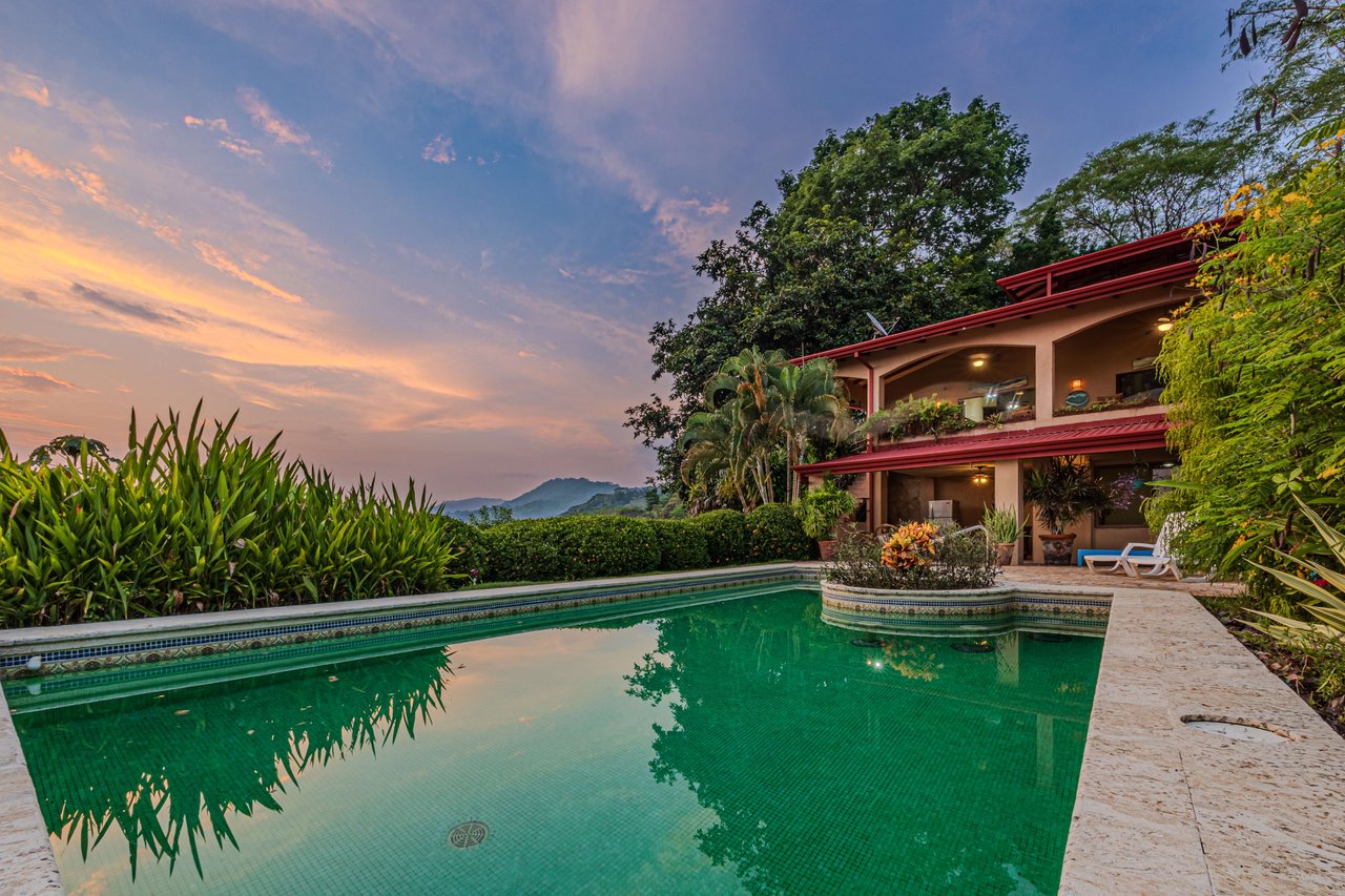 Private Family Estate with Stunning Sunsets and Pacific Ocean Views for Miles!