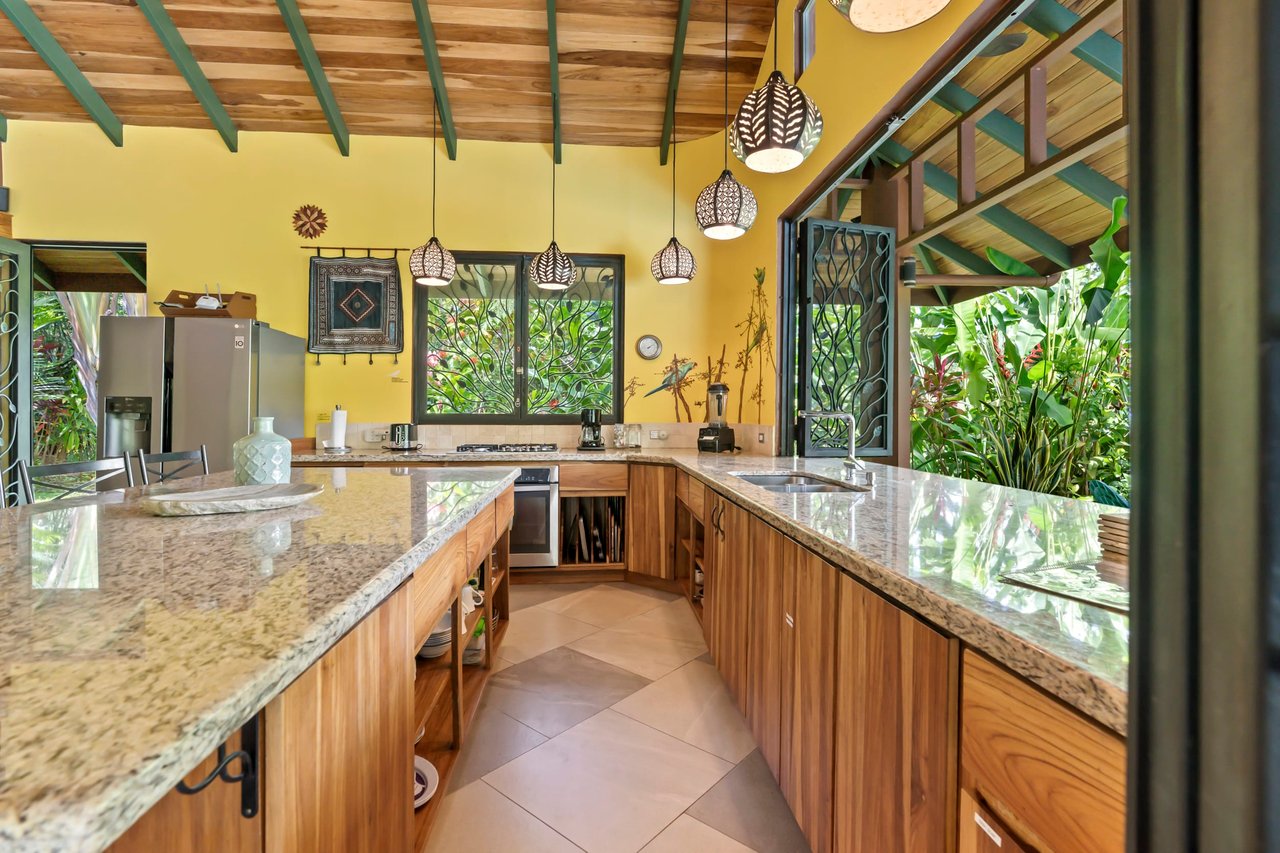 Casa Loro Verde,  Rainforest Jungle Retreat Home on 5.24 Acres in Portalon!