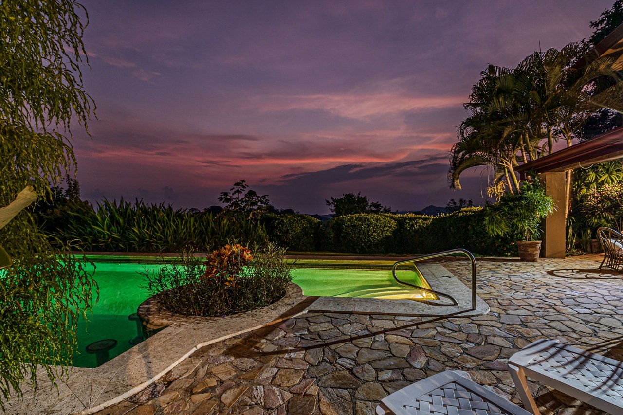 Private Family Estate with Stunning Sunsets and Pacific Ocean Views for Miles!