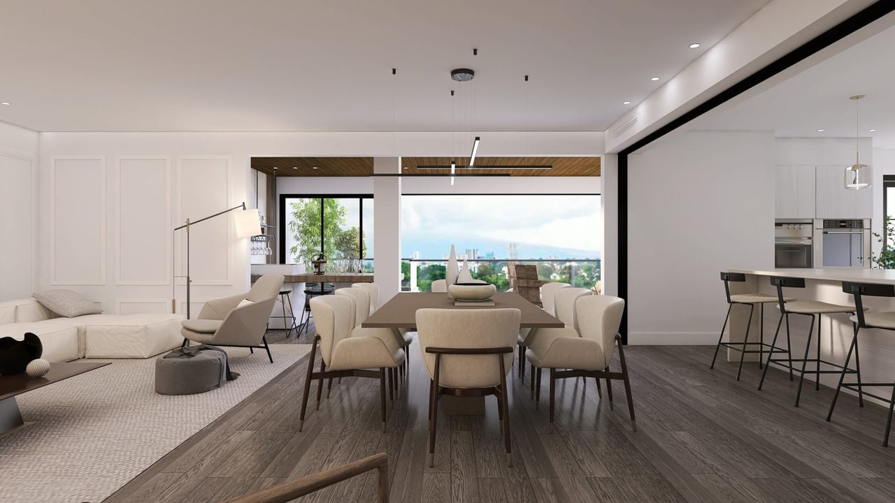 Sophisticated Modern Urban Condo, Escazu, San Jose