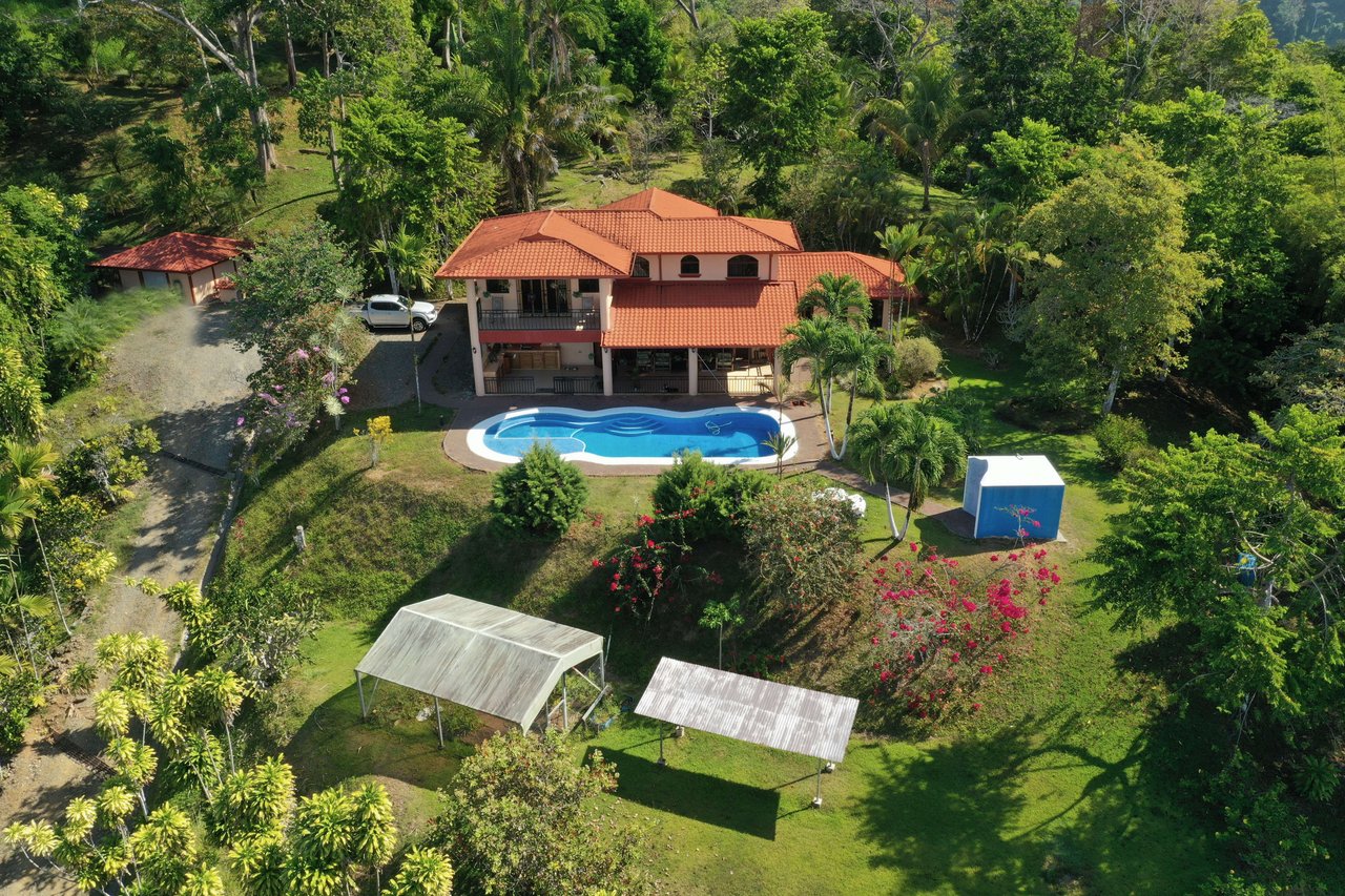 Platanillo Majestic Mountain and Ocean Views with Home on 5 Acres, 4 bedroom