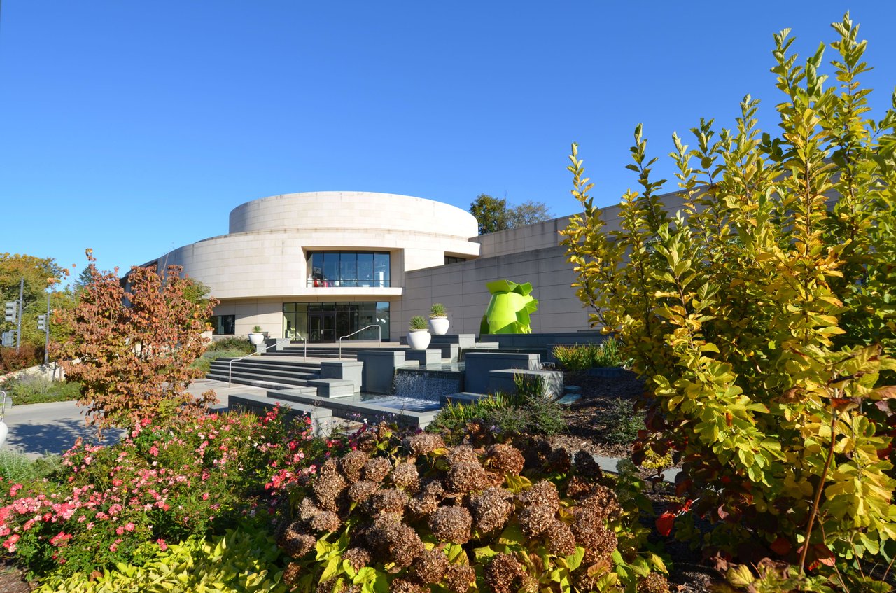 Entrance to Katzen Arts Center in American University Park.