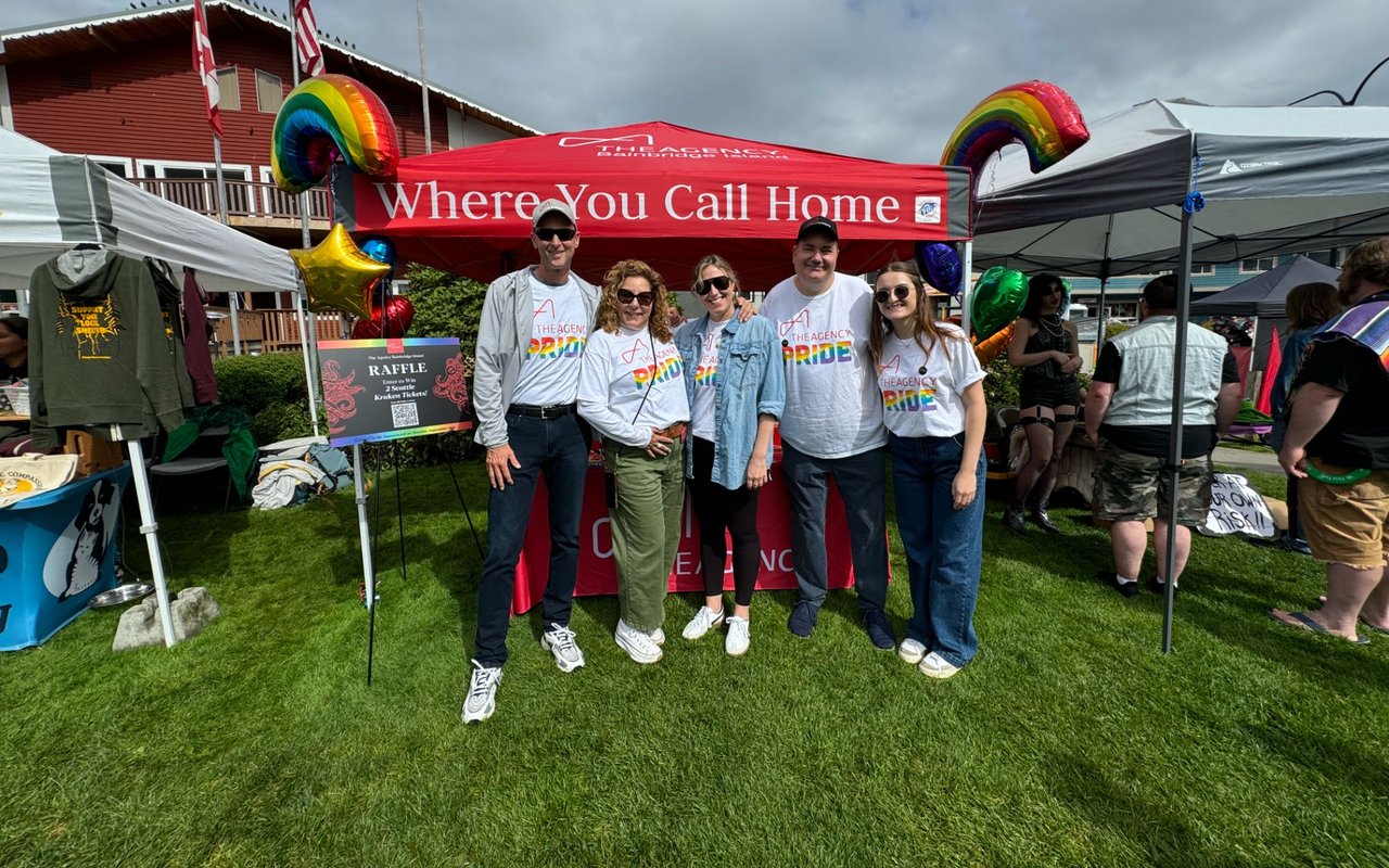 The Agency Bainbridge Island Proud Sponsors of 2024 Poulsbo Pride Event