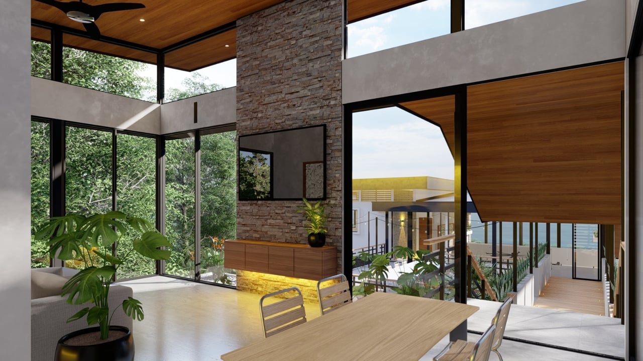 Architectural Oceanview Estate, Dominical, Puntarenas