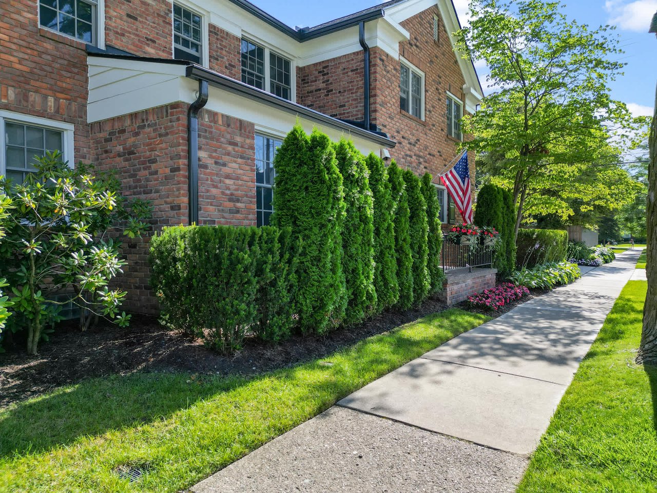 Private Patio with Charming Curb Appeal